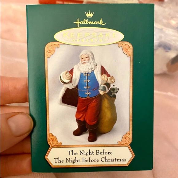 VINTAGE 3pc HALLMARK KEEPSAKE CHRISTMAS ORNAMENTS - Picture 7 of 11